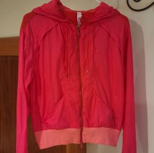 American Eagle Outfitters neon pink small windbreaker jacket